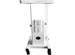 Carrello Per Strumenti Di Bellezza, Dimensioni Compatte, Elevata Capacità Di Carico, Bianco