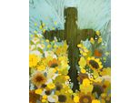Croce Floreale Cristiana Painting By Numbers 40X50 Cm