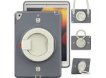 Custodia Per Ipad 9,7" 2017/2018 Con Supporto E Tracolla Grigio"