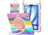 Custodia Per Ipad Pro 5/4/3 12,9" Con Supporto E Tracolla Colorata"