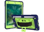 Custodia Per Ipad Pro 6/5 9,7" Con Supporto E Tracolla Blu Navy"
