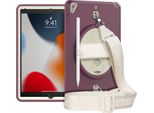Custodia Per Ipad Mini 5/4 7,9" Con Supporto E Tracolla Viola"