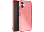 Avizar, Custodia Glitterata Per Samsung Galaxy A06 Antiurto Scintillante, Rosso