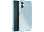 Avizar, Custodia Glitterata Per Samsung Galaxy A06 Antiurto Scintillante, Blu
