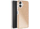 Avizar, Custodia Glitterata Per Samsung Galaxy A06 Antiurto Scintillante, Oro