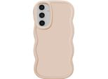 Avizar, Custodia Per Samsung Galaxy S24 Fe In Silicone Antiurto Serie Candy, Giallo Grigio