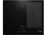 MIELE Induktions-Kochfeld KM 7466 FL 125 Edition, schwarz, B:62cm H:5,1cm T:52cm, Kochfelder
