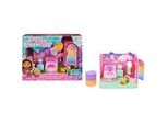 Gabby's Dollhouse Deluxe Room Schlafzimmer , Spielfigur Mit Kuschelkatze Pillow Cat-Figur