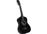 Vidaxl Set Di 8 Pezzi Per Chitarra Classica Per Principianti Nero 3/4 36""
