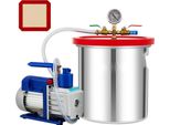 Pompa Per Vuoto Pompa Per Vuoto 5 Gal 5CFM 1/3HP A 1 Stadio - Kit Per Camera Da Vuoto Per Applicazioni Industriali - Macchina Per Vuoto Ad Alte Prestazioni