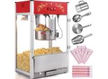 Macchina Per Popcorn - Macchina Per Popcorn 1615W - Macchina Per Popcorn Da 16 Oz - Macchina Per Popcorn Rossa - Ideale Per Feste E Spuntini