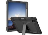 Custodia Per Ipad 5/4/3/Pro 12,9" Con Supporto E Tracolla Nera"