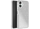 Avizar, Custodia Glitterata Per Samsung Galaxy A06 Antiurto Scintillante, Argento