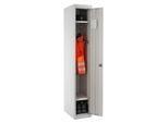 Spind Preston T163, Garderobenschrank Kleiderspind Umkleideschrank, Metall 180X30X50Cm Nach Asr A4.1 ~ Grau