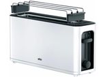 BRAUN Toaster HT 3110 WH, schwarz, B:12cm H:24cm T:38cm, Toaster