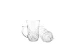 6er Gläser-Set Stella Teegläser mit Henkel 155 ml Trinkgläser Transparent
