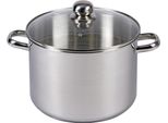 Karl KrÜGer Casseruola Grande Con Coperchio In Vetro 12 Litri Ø28Cm Acciaio Inox