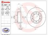 2X Brembo 08.A841.10 Disco Freno Asse Posteriore