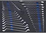 Bgs 3/3 Inserto Per Carrello Da Officina: 35 Pezzi. Chiave Aperta, Chiave Ad Anello. Set Di Chiavi Combinate - 4089