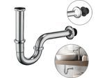 Sifone Universale Per Lavello, Lavabo, Sifone Per Tubi, Raccordo Di Scarico, Sifone Per Tubi Su Misura, Sifone Per Odori, Raccordo Di Scarico
