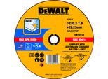 Dewalt Disco Da Taglio Ad Alte Prestazioni In Acciaio Inox Piatto 230X1,9 Mm