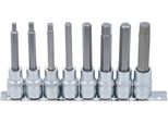 Bgs 5176 | Set Di Bussole Per Bit | Attacco Quadro 12,5 Mm (1/2") | Attacco Esagonale 5 - 13 Mm | 8 Pz."