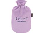 Fashy Borsa Dell'acqua Calda In Pile E Ricamo 2L Lilla