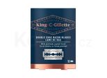 Gillette King C. Lamette Di Ricambio Double Edge Safety 10 Pz