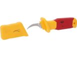 Ks Tools Coltello Per Cavi Con Isolamento Protettivo E Lama A Uncino 200 Mm - 117.5601