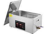 Vevor Pulitore A Ultrasuoni Pulitore A Ultrasuoni Per Acciaio Inox 707 W, 22 L Pulitore A Ultrasuoni Con Display Digitale 0-30 Min, Pulizia A Ultrasuoni Per Gioielli, Occhiali, Orologi Ecc.