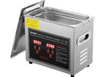Vevor Pulitore A Ultrasuoni Pulitore A Ultrasuoni Per Acciaio Inox 172 W, 3 L Pulitore A Ultrasuoni Con Display Digitale 0-30 Min, Pulizia A Ultrasuoni Per Gioielli, Occhiali, Orologi Ecc.