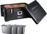 Vevor Thermobox Isolato Contenitore Isolato Per Alimenti, 30 L Per Catering, Contenitore Portatile In Lldpe Per Alimenti, Scaldavivande Nero A Caricamento Frontale Per Ristorante, Mensa Ecc.