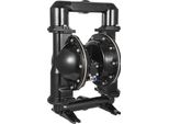 Pompa A Doppia Membrana Ad Aria Compressa Vevor, Ingresso E Uscita Da 2 Pollici, Corpo In Lega Di Alluminio, 158,4 Gpm E 120 Psi Max, Pompa Di Trasferimento A Membrana In Nitrile Per Petrolio, Gasolio, Olio E Fluidi A Bassa Viscosità
