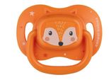 Canpol Babies Cute Animals Succhietto Simmetrico In Silicone Arancione 34/925 6-18 Mesi, 1 Pezzo