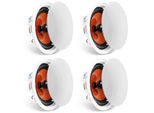 Vevor Set Di 4 Diffusori Da Soffitto Da 20 Cm Circa, 100 W, Sistema Di Diffusori Da Incasso A Soffitto E A Parete Con Impedenza Di 8 Ω E Sensibilità Di 89 Db, Per La Casa, La Cucina, Il Soggiorno, La Camera Da Letto O Le Verande Coperte