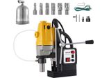 Vevor 1100 W Foratrice Magnetica Con Diametro Di Foratura Di 1-1/2 Pollici (40 Mm) MD40 Foratrice Magnetica 12000 N Forza Magnetica Sistema Di Foratura Magnetica 670 Giri/Min Con Set Di Frese Anulari Hss Da 6 Pezzi