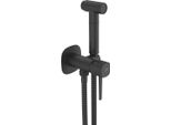 Miscelatore Da Incasso Per Bidet Con Set Doccia Nero Laveo Pola