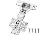 Cerniere Per Ante Di Armadi Vevor, Set Da 60, Design Completamente Sovrapposto Per Armadi Da Cucina, Angolo Di Apertura Di 100 Gradi, Chiusura Morbida, Stile A Scomparsa