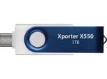 Patriot Xporter X550 1TB / Usb Tipo-A + Usb Tipo-C / Usb 3.2 Gen 1 / Bianco-Blu