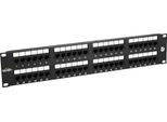 Pannello Patch Solarix 19" 48 X RJ45 CAT5E Utp 150 Mhz Nero 2U, SX48-5E-UTP-BK"