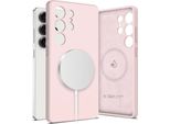 Tech-Protect Silicone Liquido Magsafe Galaxy S25 Ultra Rosa Perla