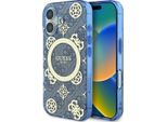 Guess Guhmp16Sh4Pyeeb Iphone 166.1 Niebieski/Blu Custodia Rigida Iml Peonia Su Sfondo 4G Magsafe