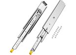 Vevor Guide Per Cassetti Da 457 Mm Ad Estrazione Totale, Guide Telescopiche Bloccabili, 1 Coppia Di Guide Per Cassetti, Portata 500 Lb, Guide Montate Lateralmente