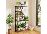 Wisfor Portafiori, Scaffale Per Piante Con 5 Livelli, Altezza 180 Cm Porta Piante Scaffale Per Libri Scaffale Per Cucina