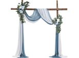 Vevor Set Di Fiori Artificiali Per Arco Di Nozze, Fiori Blu Per Arco Di Nozze Con Tende, Per Bouquet Da Cerimonia, Decorazione Del Fondale Del Ricevimento