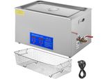 Succebuy 22L Pulitore Ad Ultrasuoni In Acciaio Inox Riscaldatore Digitale Timer Gioielli Macchina Di Pulizia Per Uso Commerciale Casa (22L)