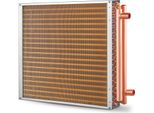 Succebuy Scambiatore Di Calore Acqua-Aria, 20 "X 20"", 3 File Di Connessioni In Rame Da 3/8"", 242 Alette In Alluminio. Ideale Per Stufe A Legna Da Esterno, Riscaldamento Residenziale, Raffreddamento E Riscaldamento Ad Aria Forzata. Alta Qualità Ed Efficienza."