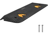 Succebuy Rampa Di Soglia In Gomma Migliorata, Rampa Per Sedie A Rotelle Alta 2,5 Cm Per Porte, Robusta Rampa A Cordolo Con Portata Di 14.000 Kg, Superficie Strutturata Antiscivolo, Ideale Per Sedie A Rotelle