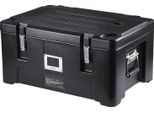 Portateglie Isolato Di Succebuy - 36Qt Hotbox Impilabile Per Catering Con 3 Teglie In Acciaio Inox, Scaldavivande In Lldpe Con Manici Elastici Per Ristoranti E Mense, Nero