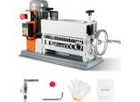 Succebuy Spelafili Automatico, Spelafili Da 0,06 Pollici A 1,42 Pollici, 370 W, 88 Ft/Min, Spelafili Elettrico Motorizzato Con Manovella, 11 Canali Per Il Riciclaggio Di Rottami Di Rame, Blu